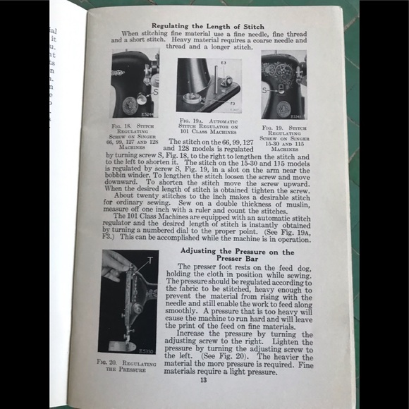 Vintage 1920s Singer Sewing Mschine booklet, very clean! - Picture 5 of 9